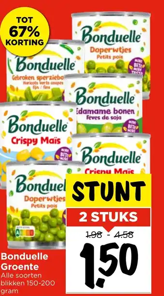 Vomar Voordeelmarkt Bonduelle Groente aanbieding