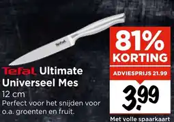 Vomar Voordeelmarkt Tefal Ultimate Universeel Mes aanbieding