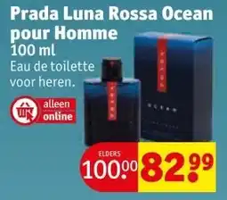 Kruidvat Prada Luna Rossa Ocean pour Homme aanbieding