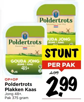 Vomar Voordeelmarkt Poldertrots Plakken Kaas aanbieding