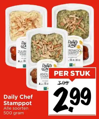 Vomar Voordeelmarkt Daily Chef Stamppot aanbieding