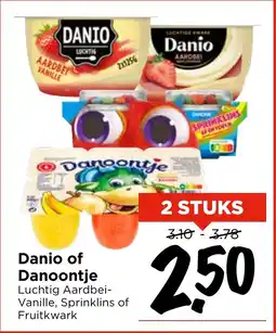 Vomar Voordeelmarkt Danio of Danoontje aanbieding