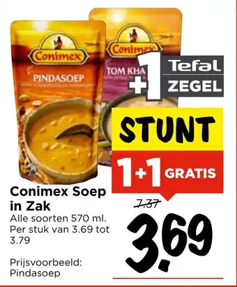 Vomar Voordeelmarkt Conimex Soep in Zak aanbieding