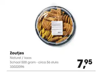 HANOS Zoutjes 500 gram aanbieding