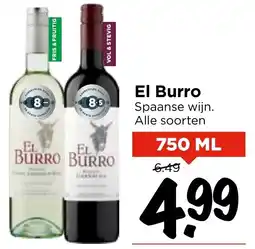 Vomar Voordeelmarkt El Burro aanbieding