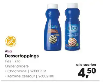 HANOS Alsa Dessertoppings 1 kilo aanbieding