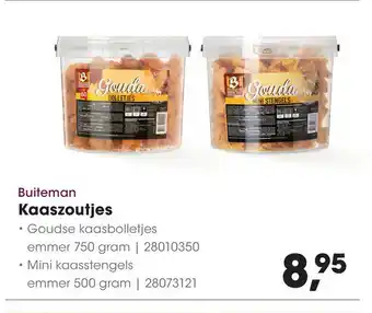 HANOS Buitenman Kaaszoutjes 750 gram aanbieding