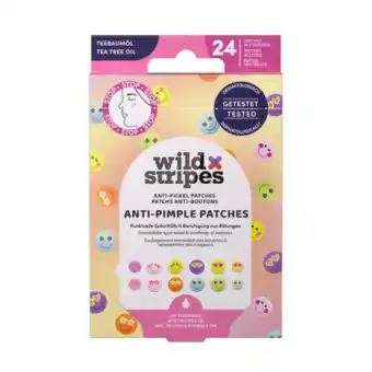 De Online Drogist Wild Stripes Pleister Anti-Pimple Patches Smile aanbieding