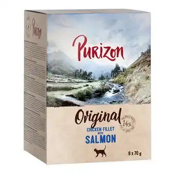 Zooplus Purizon Adult 24 x 70 g - Graanvrij - Kipfilet met zalm aanbieding