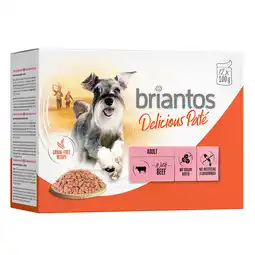 Zooplus Voordeelpakket Briantos Delicious Paté 48 x 100 g - Rund aanbieding