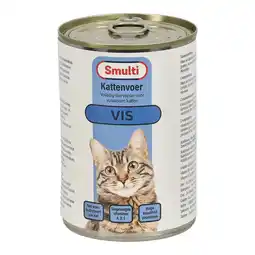 Van Cranenbroek Kattenvoer Blik 410 gram Vis Smulti aanbieding