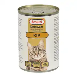 Van Cranenbroek Kattenvoer Blik 410 gram Kip Smulti aanbieding