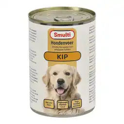 Van Cranenbroek Hondenvoer Blik 410 gram Kip Smulti aanbieding
