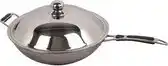 Bol.com Wokpan - 62 cm - Bolle Onderkant Voor Inductie - Combisteel 7020.0140 - Horeca & Professioneel aanbieding