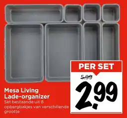 Vomar Voordeelmarkt Mesa Living Lade-organizer aanbieding