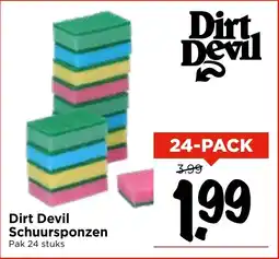 Vomar Voordeelmarkt Dirt Devil Schuursponzen aanbieding