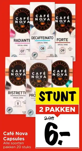 Vomar Voordeelmarkt Café Nova Capsules aanbieding