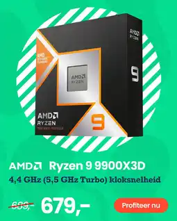 Paradigit AMD Ryzen 9 9900X3D aanbieding