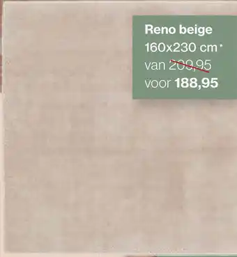 Roobol Reno beige aanbieding