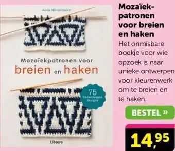 Boekenvoordeel Mozaïek- patronen voor breien en haken aanbieding