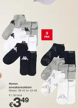 Kik Heren sneakersokken aanbieding