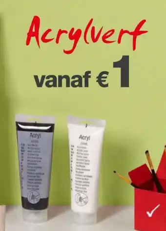 Kik Acrylverf aanbieding