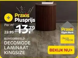 Praxis DECOMODE LAMINAAT KINGSIZE aanbieding