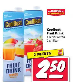 Nettorama Coolbest Fruit Drink aanbieding