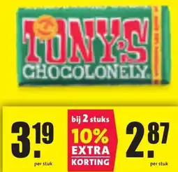 Nettorama TONY'S CHOCOLONELY aanbieding