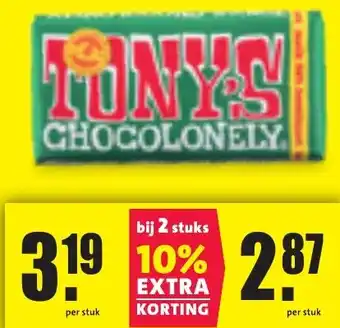 Nettorama TONY'S CHOCOLONELY aanbieding