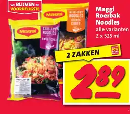 Nettorama Maggi Roerbak Noodles aanbieding