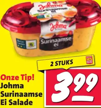 Nettorama Johma Surinaamse Ei Salade aanbieding