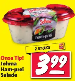 Nettorama Johma Ham-prei Salade aanbieding