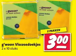 Nettorama g'woon Viscosedoekjes aanbieding