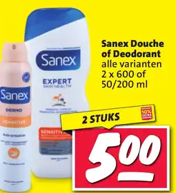 Nettorama Sanex Douche of Deodorant aanbieding