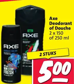 Nettorama Axe Deodorant of Douche aanbieding