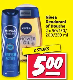 Nettorama Nivea Deodorant of Douche aanbieding