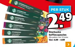 Hoogvliet Starbucks koffiecapsules aanbieding