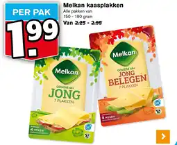 Hoogvliet Melkan kaasplakken aanbieding