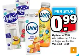 Hoogvliet Optimel of Vifit aanbieding