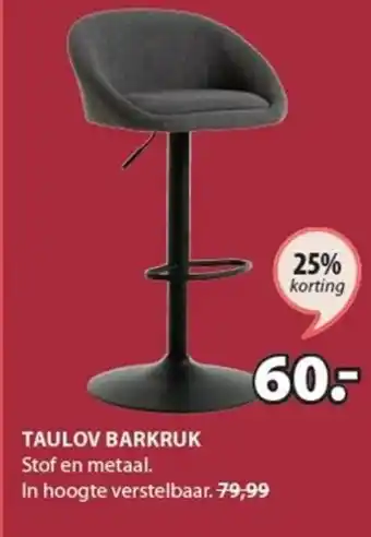 Jysk Barkruk Taulov aanbieding