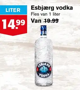 Hoogvliet Esbjærg vodka aanbieding