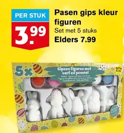 Hoogvliet Pasen gips kleur figuren aanbieding