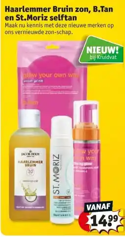 Kruidvat zon, en St.Moriz selftan aanbieding