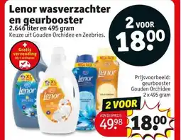 Kruidvat Lenor wasverzachter en geurbooster aanbieding