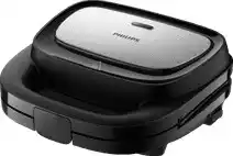 MediaMarkt PHILIPS HD2350/80 Tosti-apparaat Zilver aanbieding