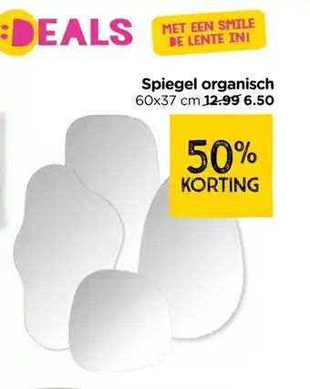 Xenos Spiegel organisch aanbieding