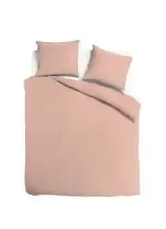 TotaalBED Dekbedovertrek Noa Pastel Brique | aanbieding