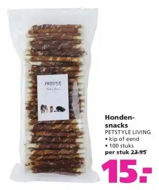 Ranzijn Honden-snacks PETSTYLE LIVING aanbieding