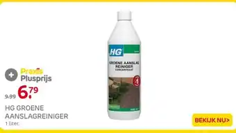 Praxis HG GROENE AANSLAGREINIGER aanbieding